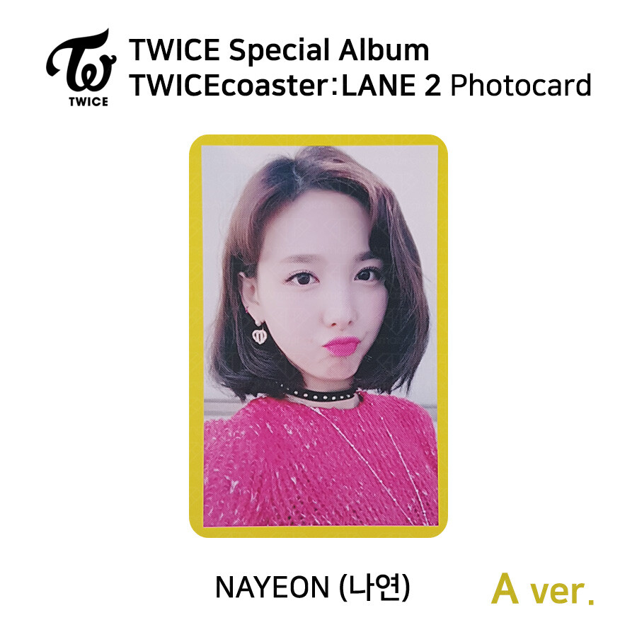 TWICE Special Album TWICEcoaster LANE 2 Official Photocard A