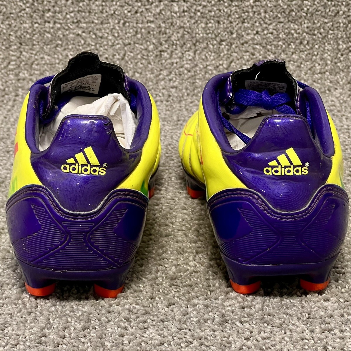 Adidas F50 F10 Traxion FG Football Soccer Cleats Yellow G40258