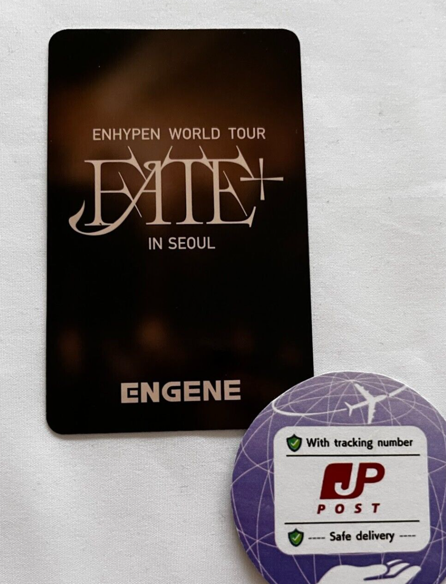 ENHYPEN SUNGHOON WORLD TOUR FATE PLUS IN SEOUL FC ENGENE ZONE