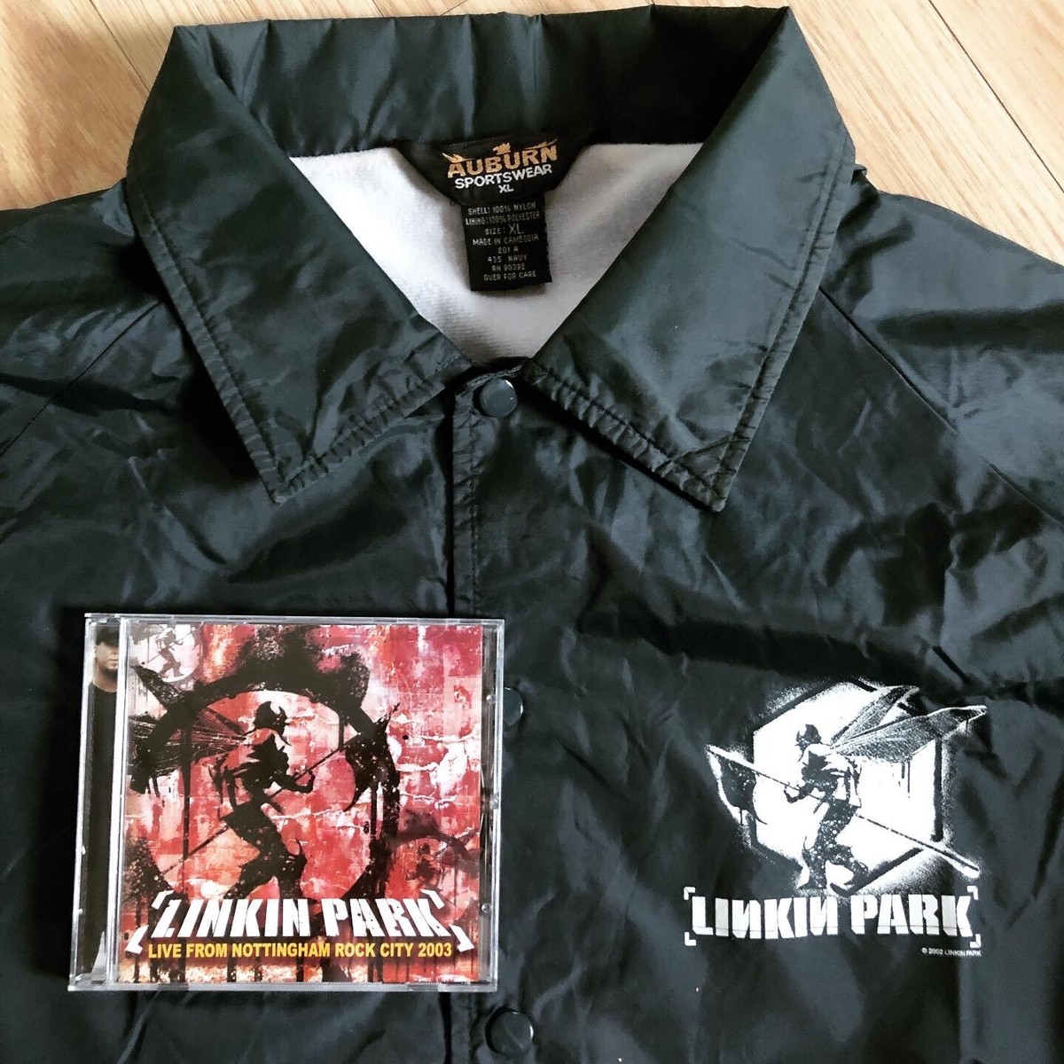 Rare VTG Jacket] LINKIN PARK - Hybrid Theory Windbreaker & LIVE CD