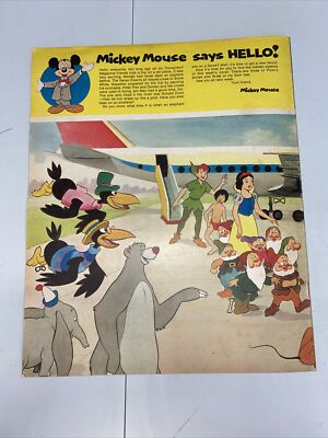 1973 Disneyland Magazine No 56 Geppetto Pinocchio Donald duck