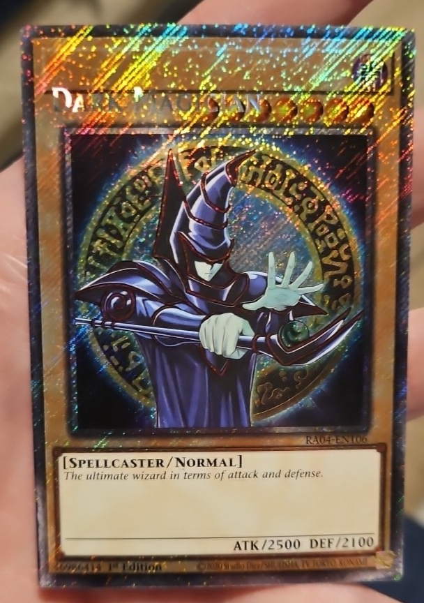 misprint name shift Dark Magician Platinum Secret rare RA04-EN106