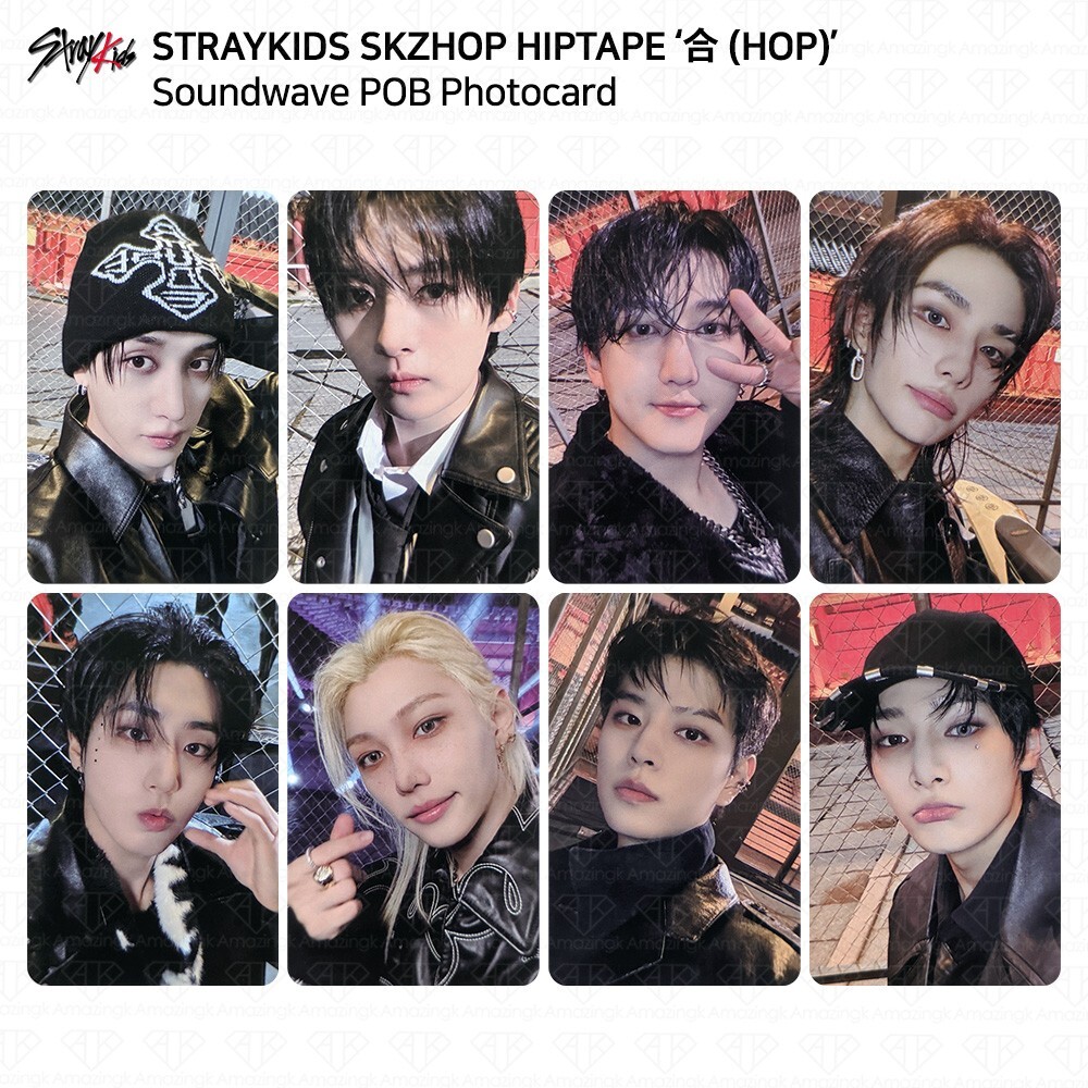 Stray Kids SKZHOP HIPTAPE 合 HOP Soundwave POB Photocard KPOP K