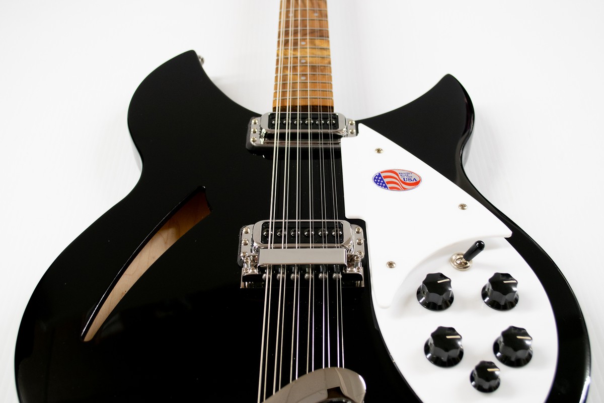 Rickenbacker 330/12 Semi-hollow 12-string Electric Guitar - Jetglo