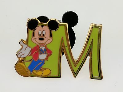 Disney JDS Walt Disney 100th Year Mickey Mouse #2 M For Mickey Pin