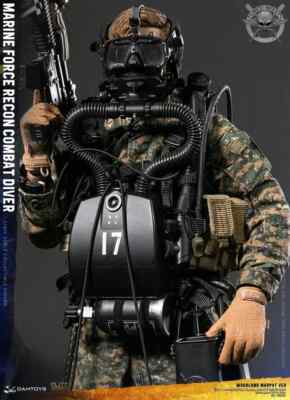 Damtoys 1/6 Dam78055 Us Marine Force Recon Combat Diver Woodland