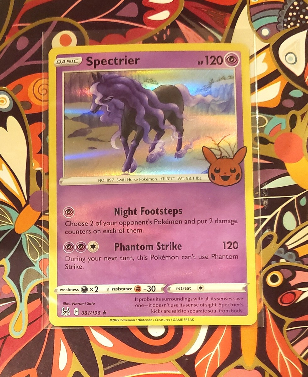 Spectrier 081/196 Pokémon Trick Or Trade Holo 2023 Halloween Promo