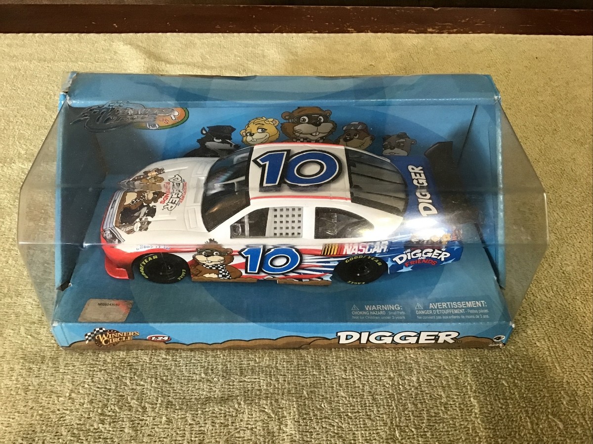 2010 Winners Circle DIGGER & FRIENDS #10 NASCAR COT 1/24 Nascar
