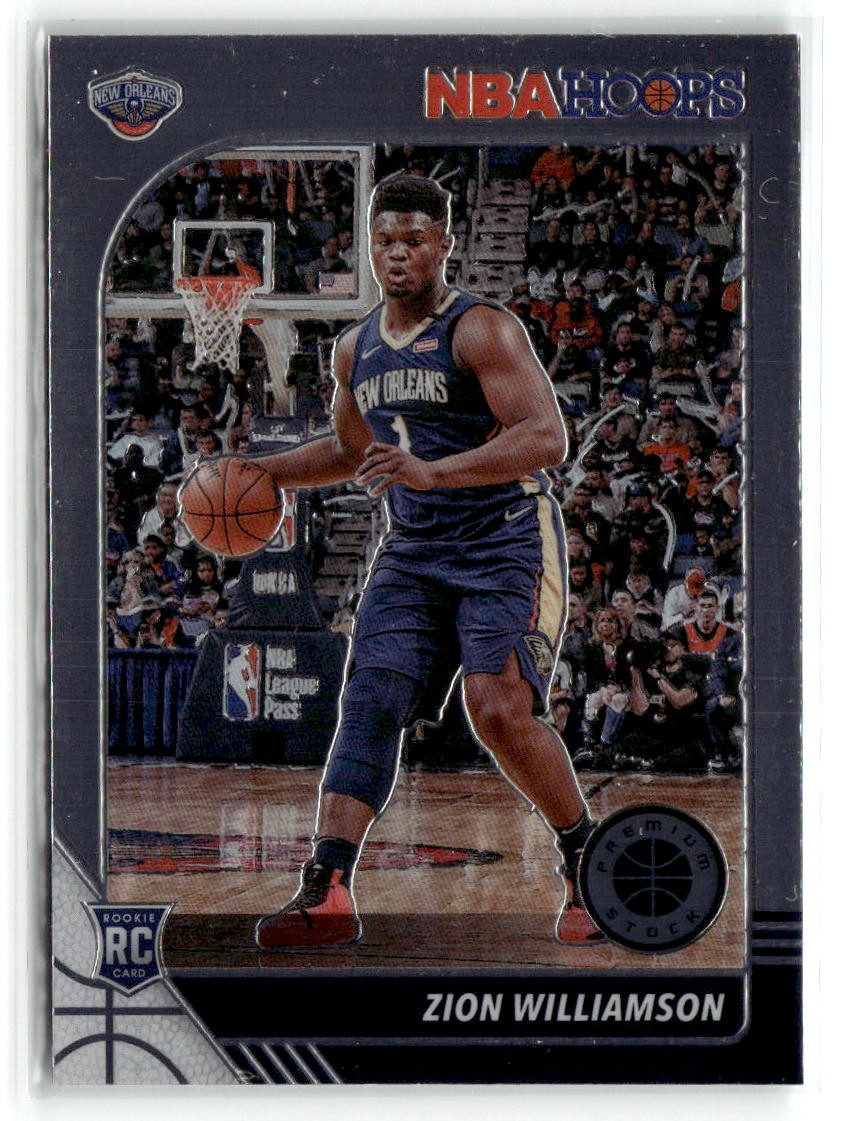 Zion Williamson 2019 Hoops Premium Stock #258 Base Price Guide