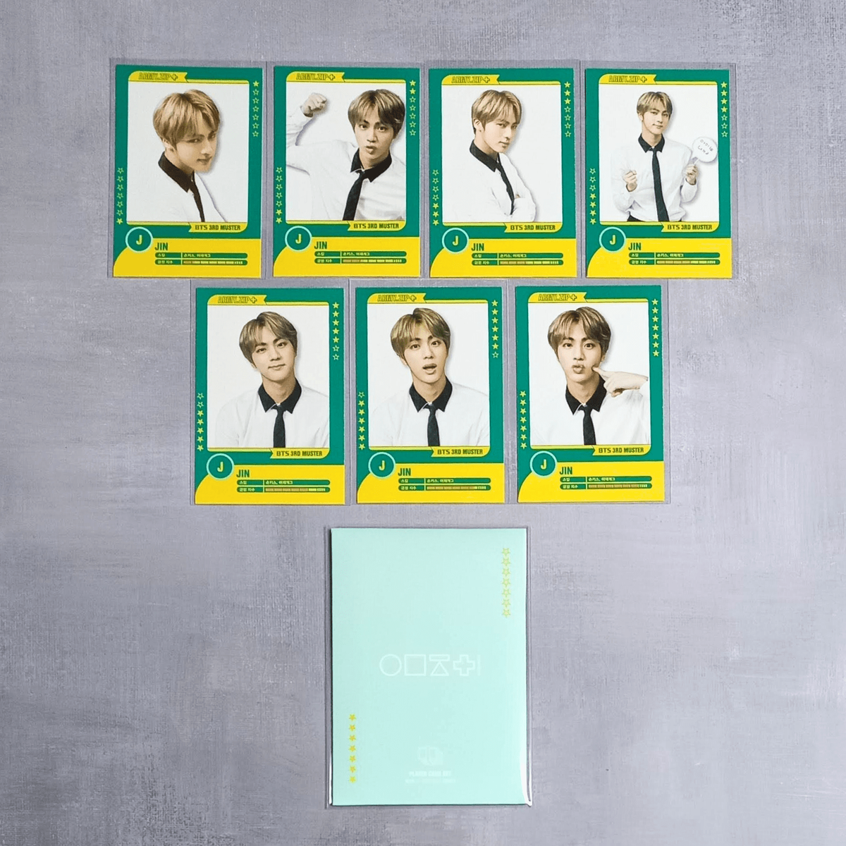 BTS 3rd Muster Seoul ARMY Zip+ Official Player Card Set - Jin