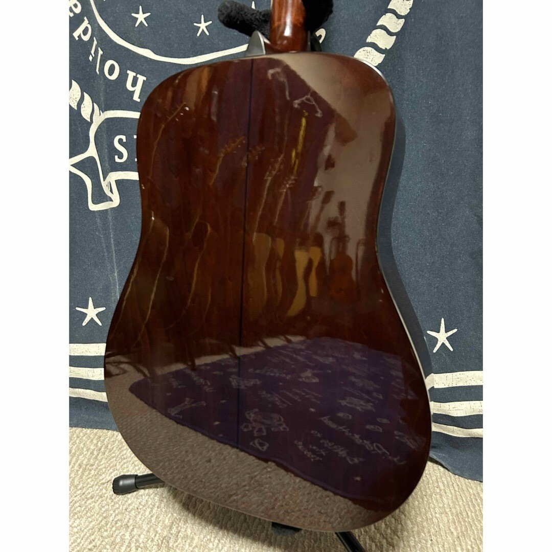 Acoustic Guitar Morris MD-501 Natural Made in Japan with Soft Case