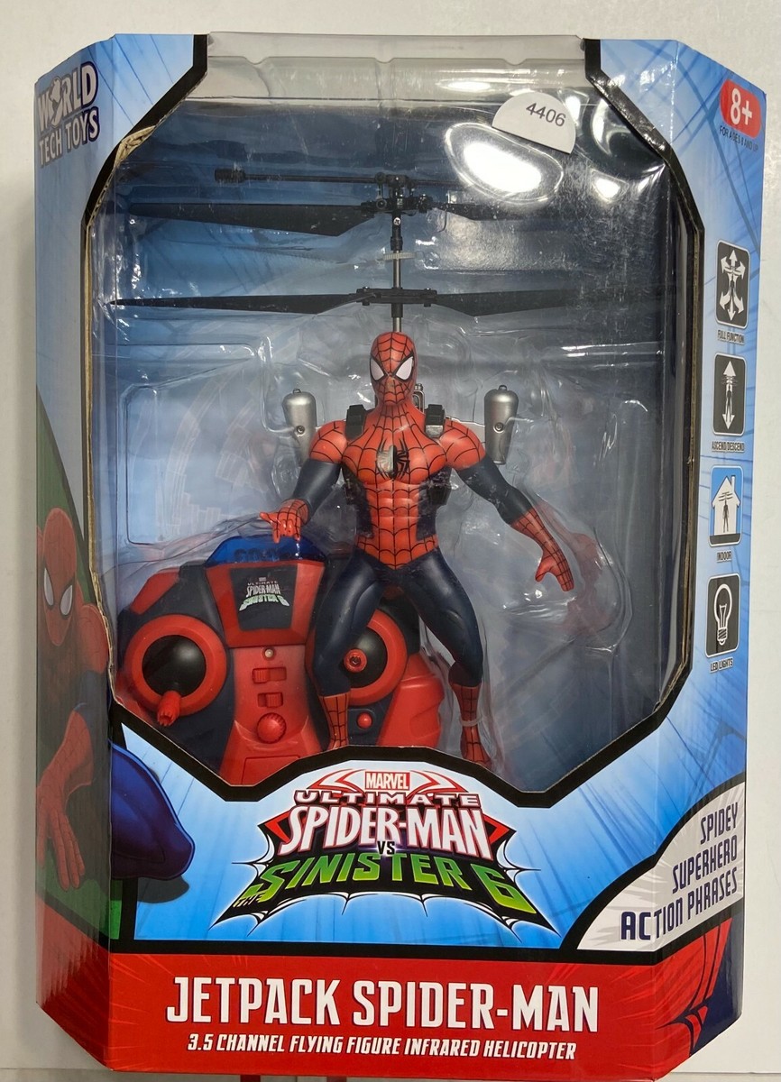 Marvel Ultimate Spider Man VS SINISTER 6 Flying Figure Jetpack