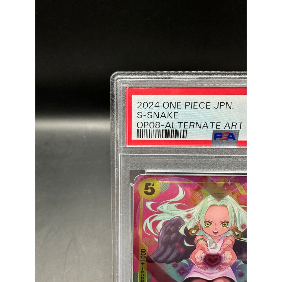 PSA 10 S-SNAKE OP08-112 SR ALT ART ONE PIECE CARD JAPANESE 2024
