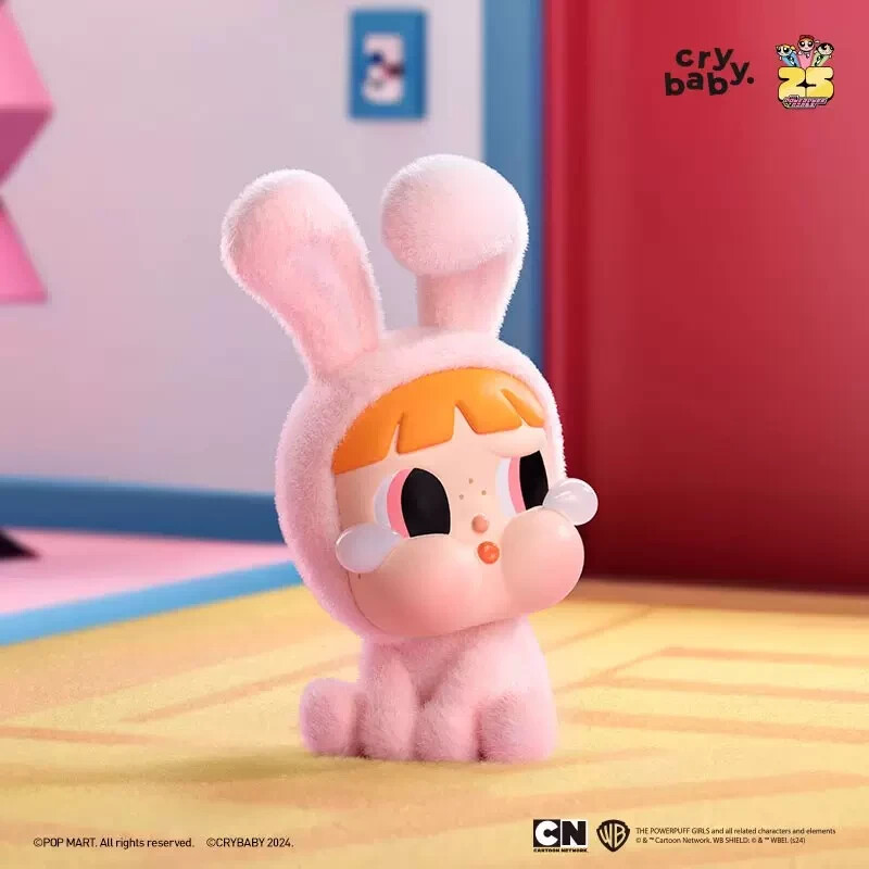 Bunny Blossom-POP MART CryBaby The Powerpuff Girls Series Figure