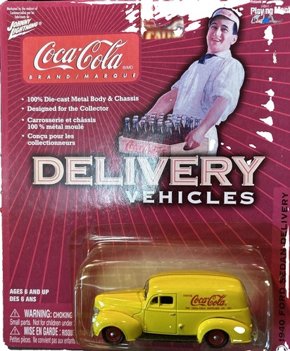 Johnny Lightning 2004 Ford E-250 Cargo Van 1:24 Coca-Cola Diecast