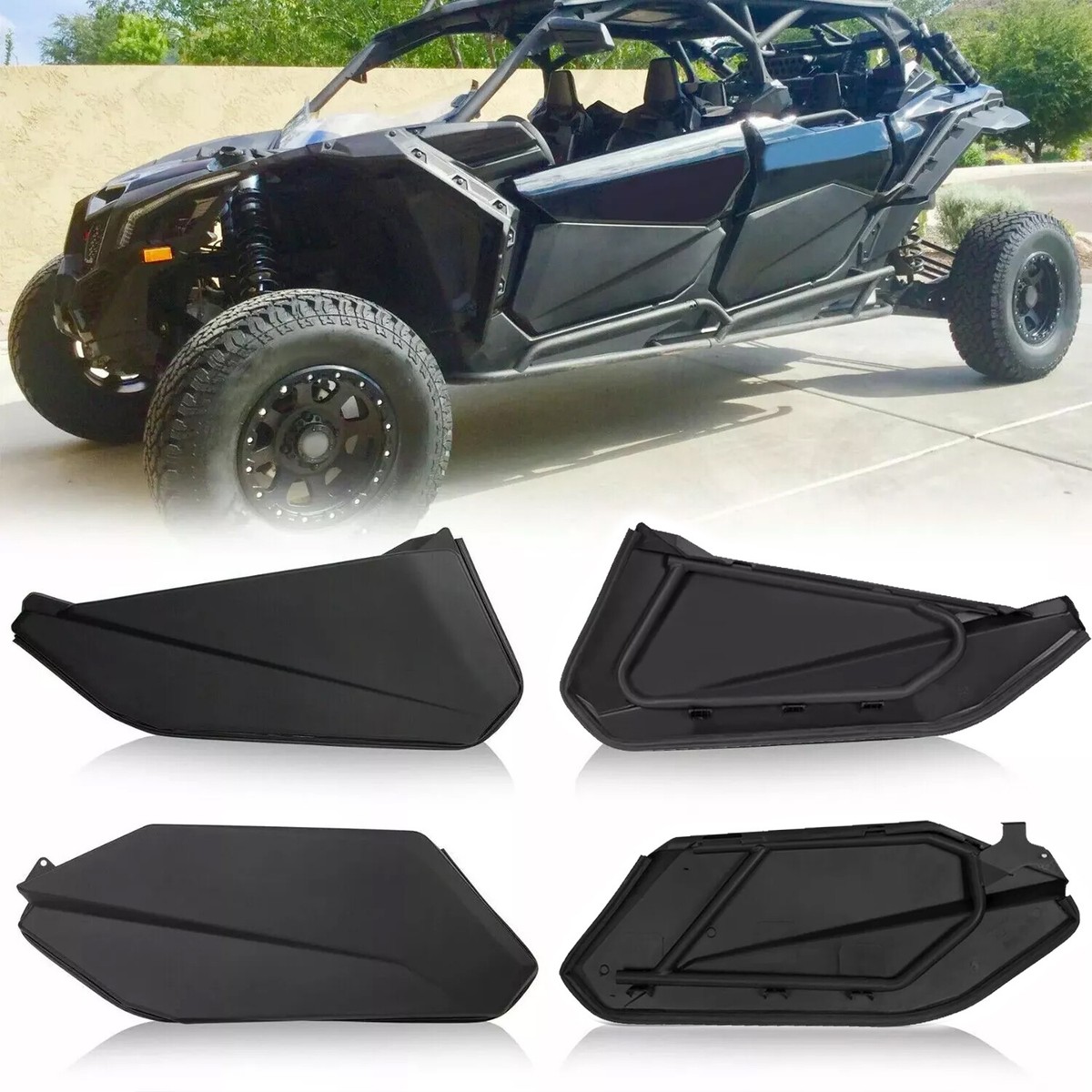 For 2017-2025 Can Am Maverick X3 Max Front & Rear Lower Door