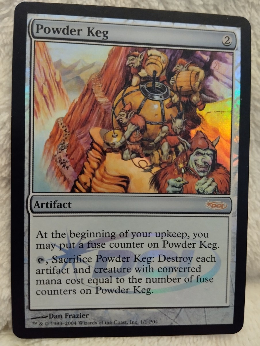 Magic The Gathering POWDER KEG FOIL Player Rewards Promo 2004