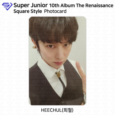Super Junior SJ 10th Album The Renaissance Official Photocard KPOP