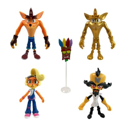 Crash Bandicoot Crash, Dr. Neo Cortex, Coco & Golden Crash Action