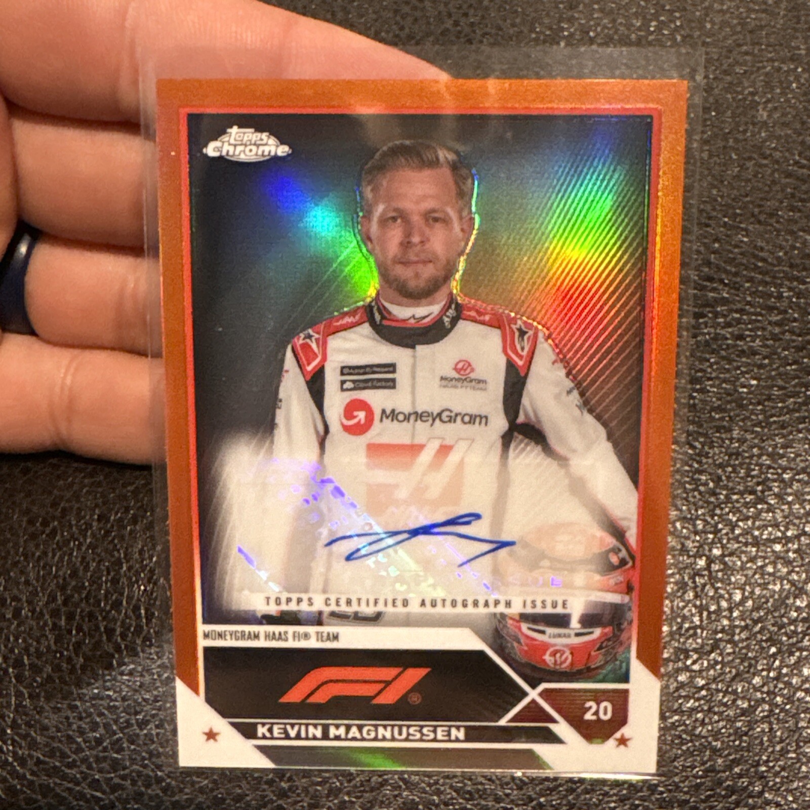 Kevin Magnussen 2023 Topps Chrome Formula 1 #CAC-KM Autographs