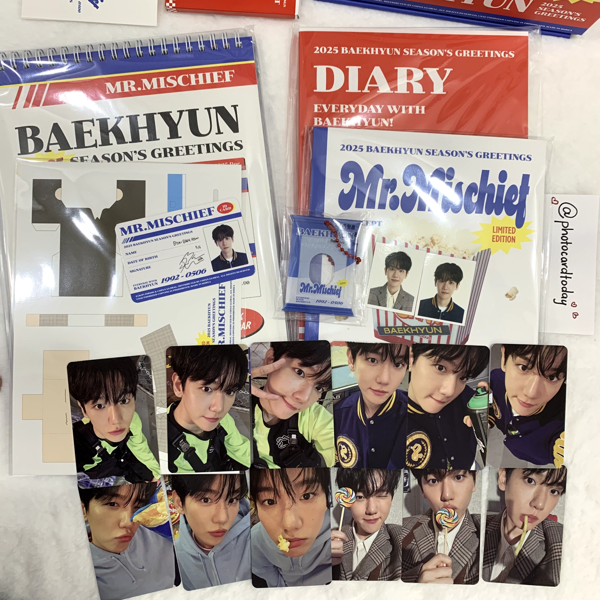 EXO - BAEKHYUN 2025 Season's Greetings [Mr.Mischief] INB 100