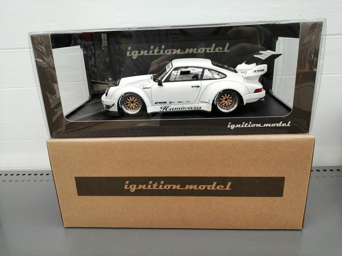 1/18 Ignition Model Porsche RWB 930 Kamiwaza White w/ Box From