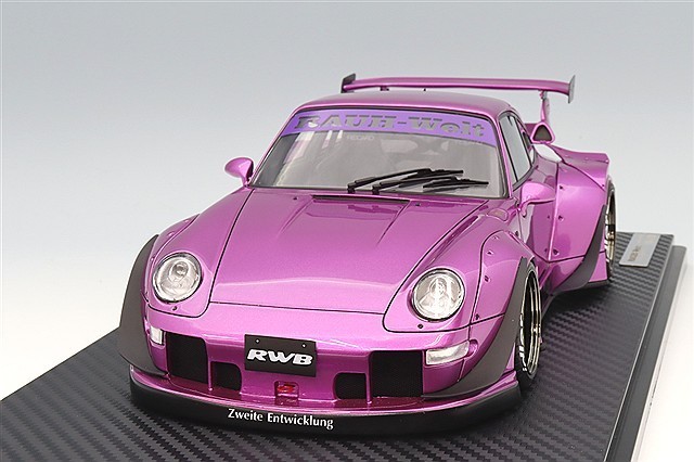 1/18 Ignition Porsche RWB 993 Purple Met WORK Meister S1 Type 18