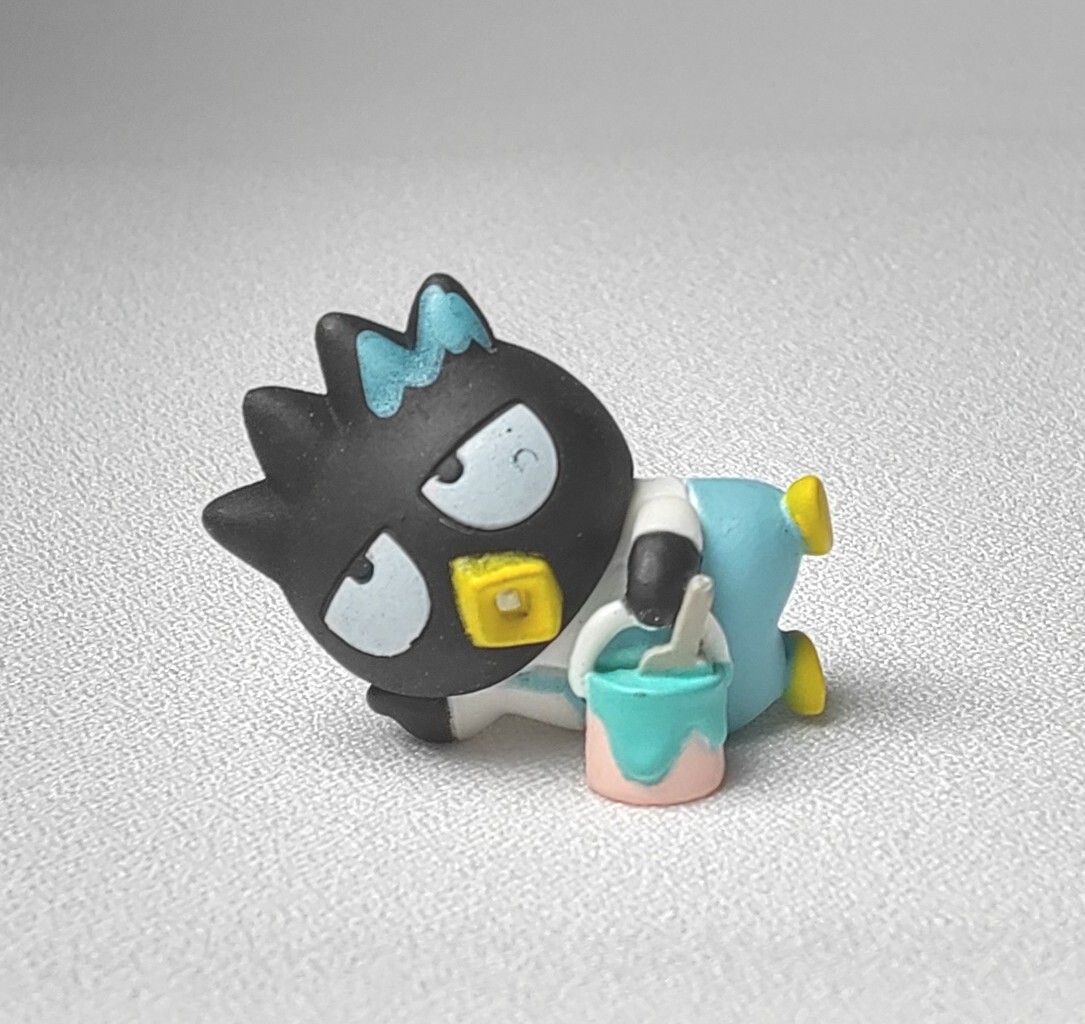 Bad Badtz-Maru Sanrio Paint Figure Japanese Gacha Toy Takara Tomy