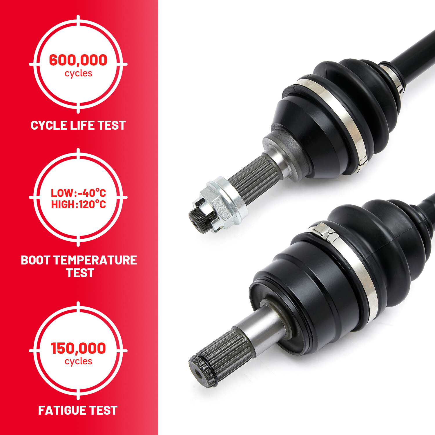 Front CV Axle Drive Shaft for Kawasaki Bayou KLF 300 400 59266