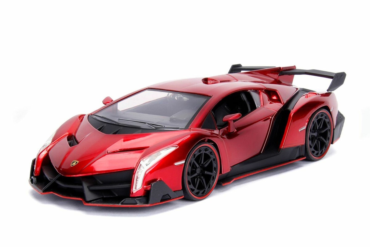 JADA HYPER SPEC LAMBORGHINI VENENO RED 1:24 DIECAST NEW NO BOX | eBay