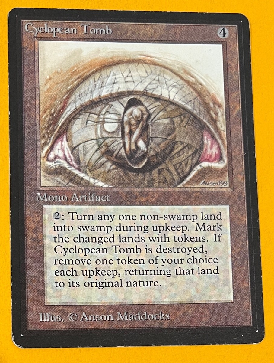 MTG CYCLOPEAN TOMB Beta (OldManMTG 007-702) | eBay
