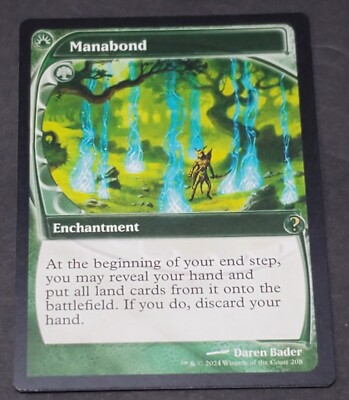 マナ結合 Manabond 未来予知枠 Foil ※やや難あり マナ結合 Manabond