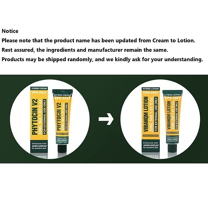VIBANQUENTMANKA VQM Phytocin V2 Hybrid Lotion 30mL (+ Free Gift