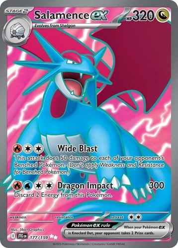 TAG 10 Salamence ex SAR 129/100 SV9 Battle Partners Japanese
