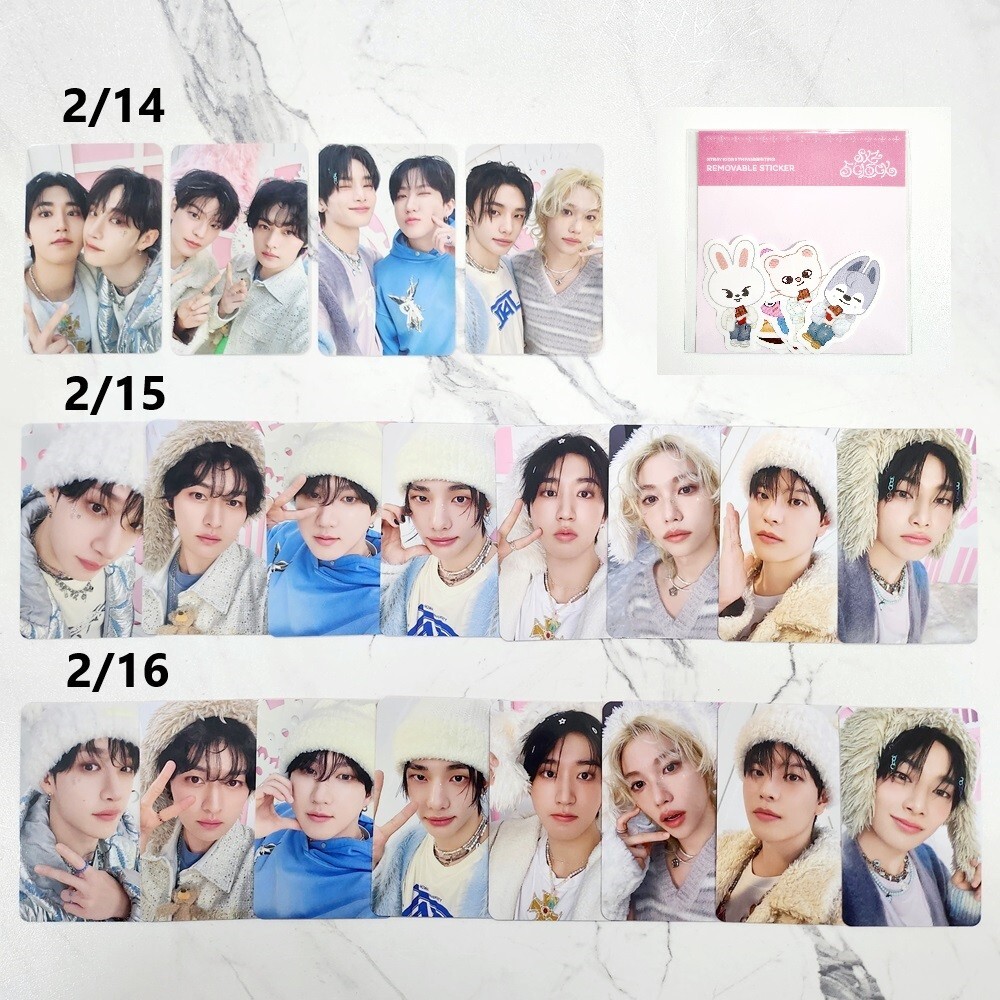 STRAY KIDS SKZ 5TH FANMEETING 5'CLOCK STAYZONE PHOTO CARD 2/14,15