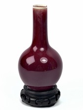 红色中国古董花瓶| eBay