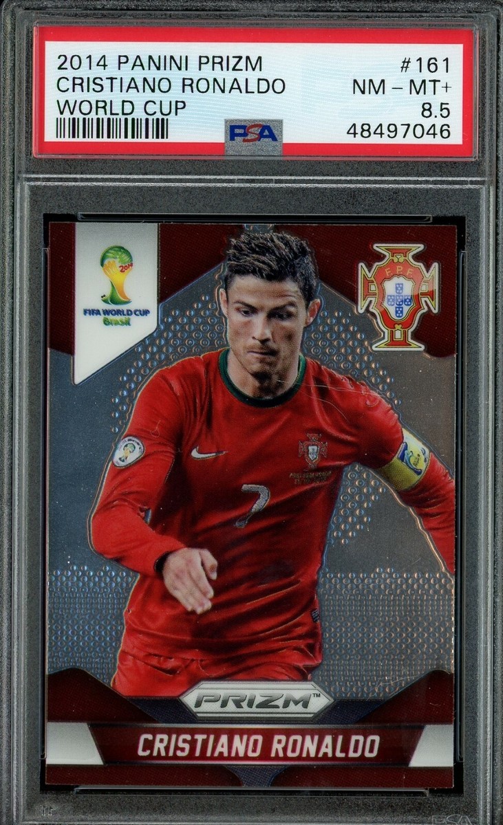 2014 Panini Prizm World Cup Cristiano Ronaldo #161 Grade PSA 8.5 N
