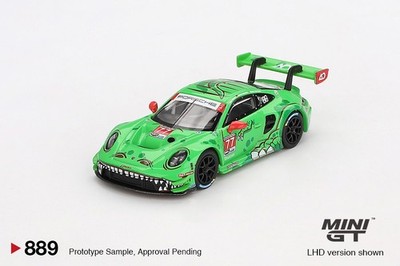 Mini GT 1:64 Porsche 911 GT3 R #77 AO Racing 2024 IMSA Daytona 24