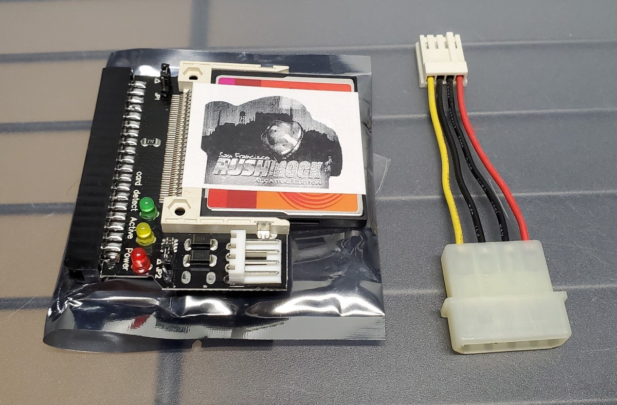 San Francisco Rush The Rock Alcatraz Arcade CF Compact Hard Drive