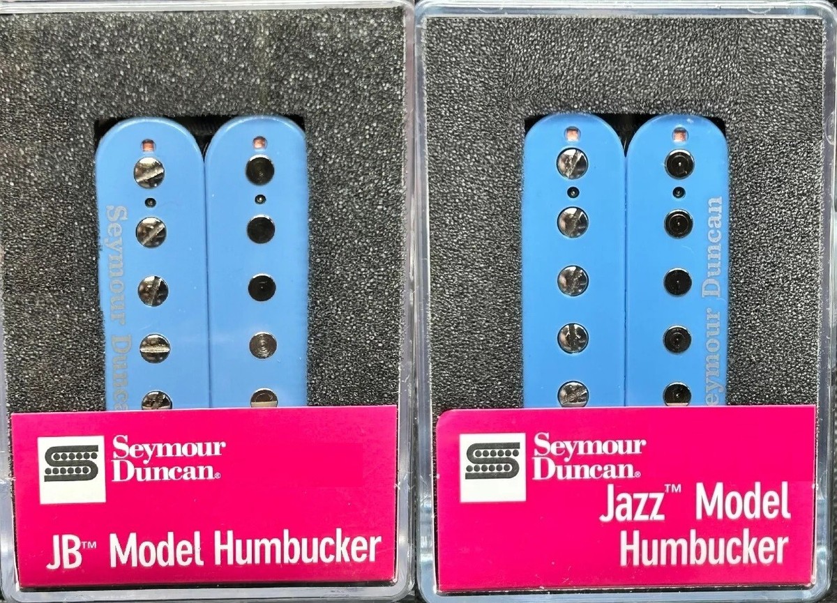 Seymour Duncan SH-4 JB & SH-2n Jazz Light Blue Hot Rodded