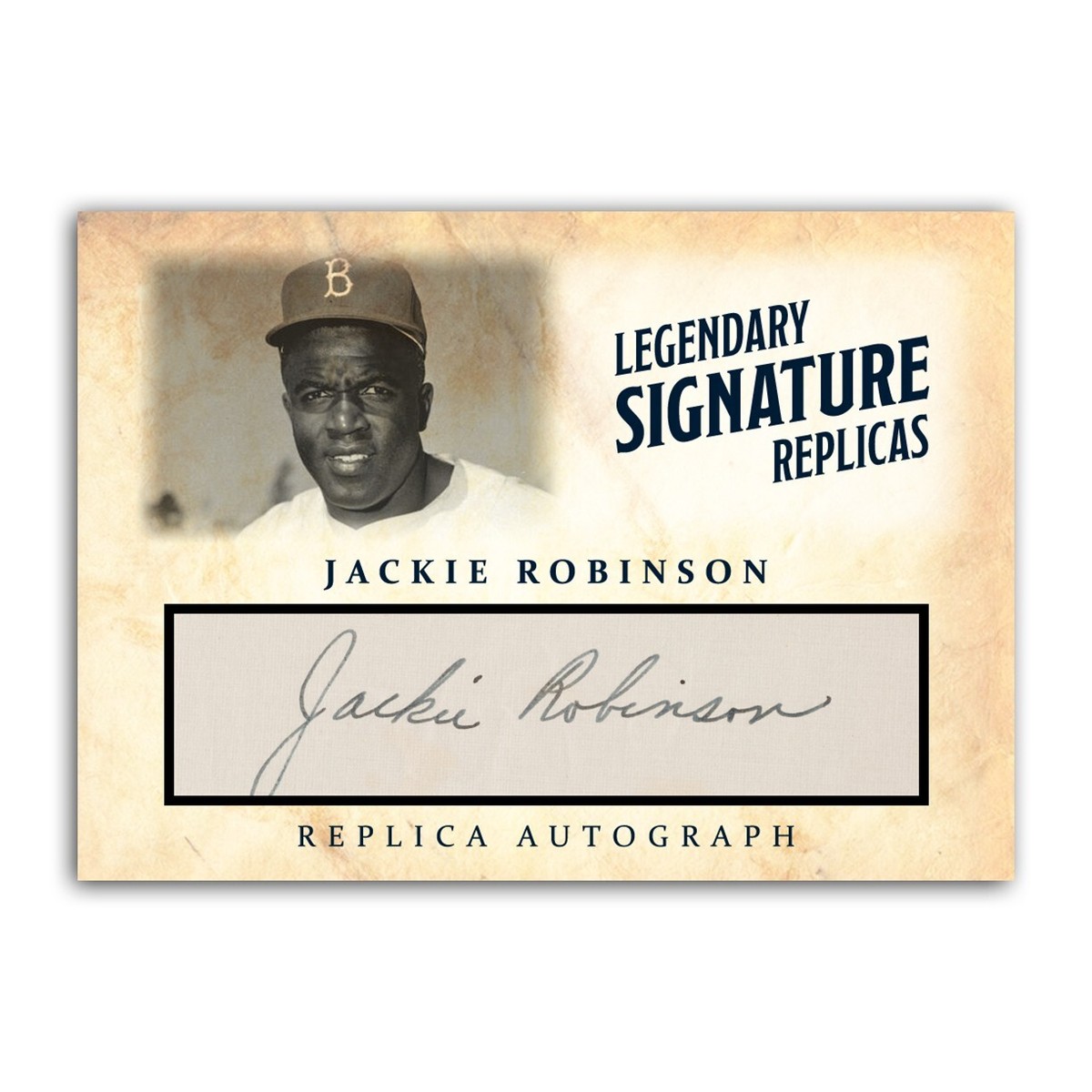 Jackie Robinson Brooklyn Dodgers ACEO Replica Autograph Signature