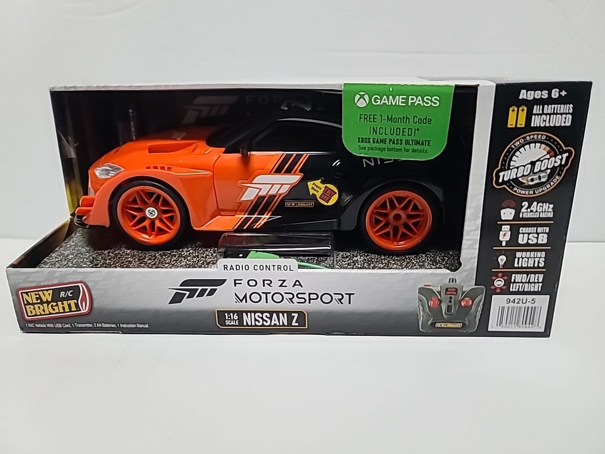 New Bright Nissan Z Forza Motorsport 1:16 RC Car + 1 Month Free