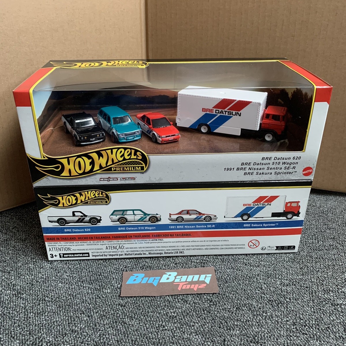 Hot Wheels Premium Collector Box Set BRE Datsun 2024 (In-Stock