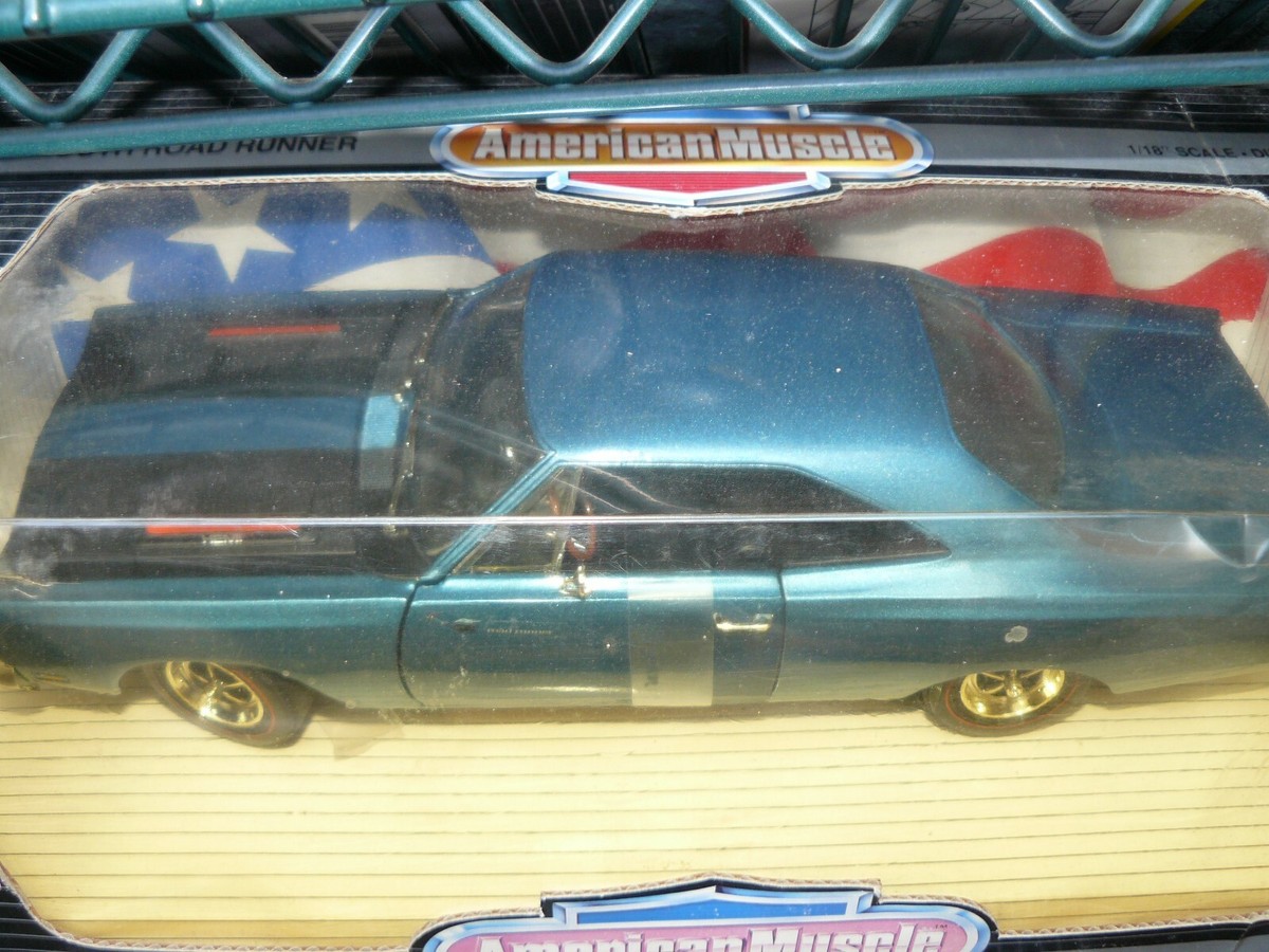 1/18 1969 Plymouth Road Runner, blue , in the box | eBay