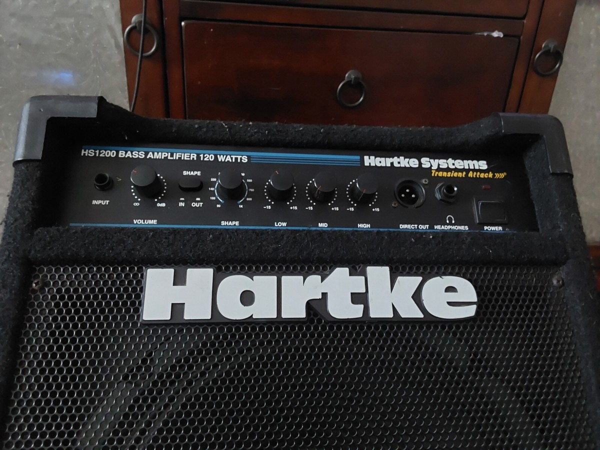 Hartke Model HS1200 120W Bass Amplifier With Kickback 12 Speaker