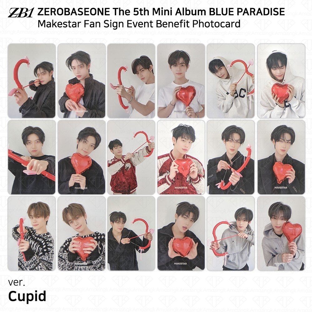 ZEROBASEONE ZB1 5th Mini Album Blue Paradise Makestar Fan Sign