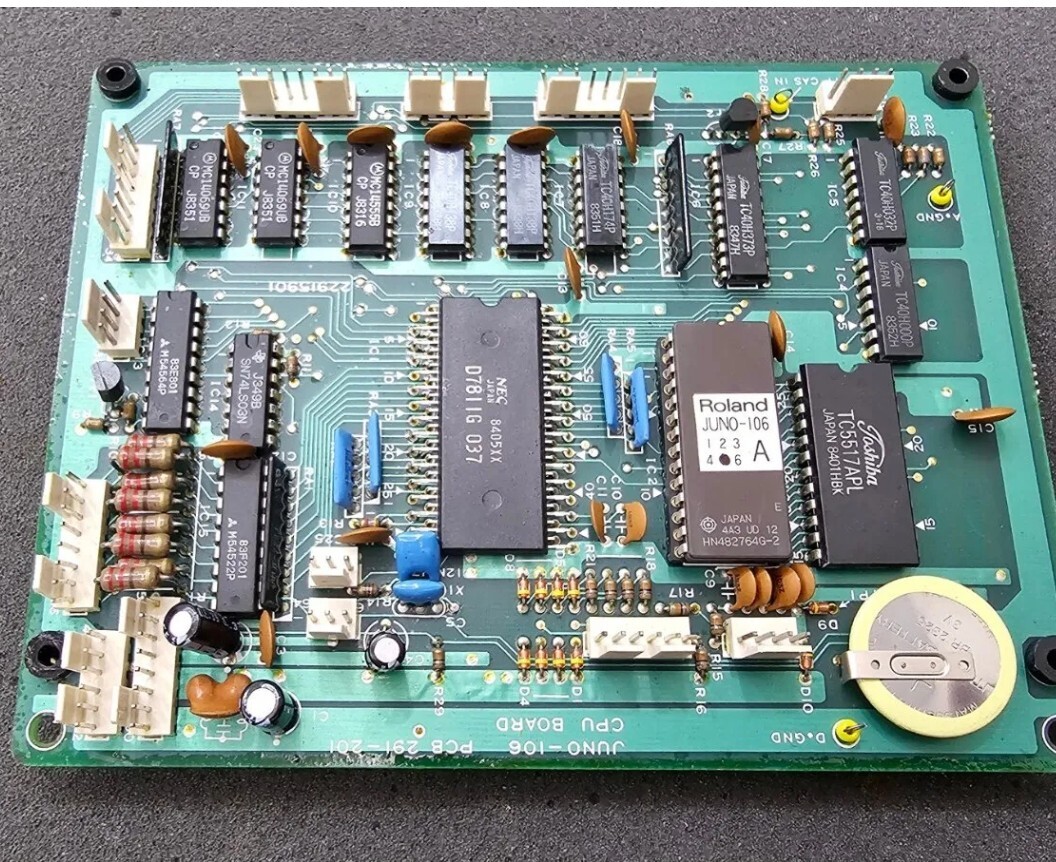 Roland Juno - 106, CPU BOARD | eBay