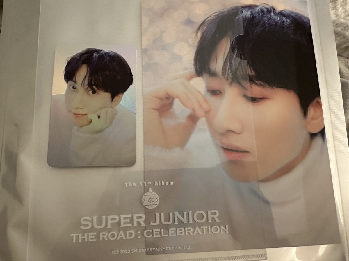 SUPER JUNIOR EUNHYUK CELEBRATION POSTCARD & HOLOGRAM PHOTOCARD SET
