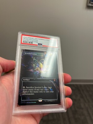 Jeweled Lotus showcase foil Borderless PSA 10 Graded GEM MINT