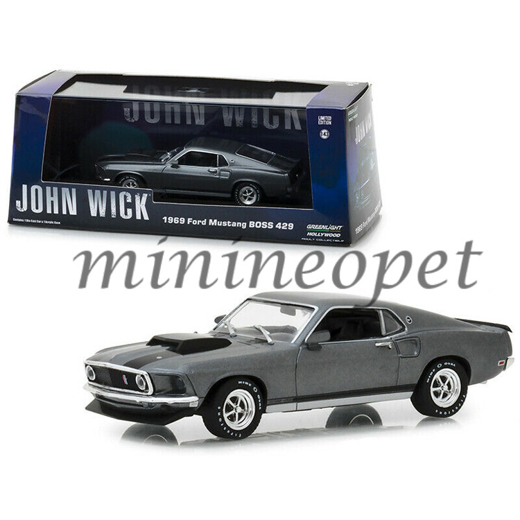 GREENLIGHT 86540 JOHN WICK 1969 FORD MUSTANG BOSS 429 1/43 DIECAST